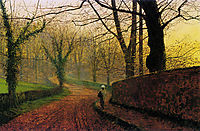 Stapleton Park near Pontefract Sun, 1877, grimshaw