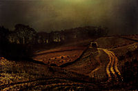 Under The Harvest Moon, 1872, grimshaw