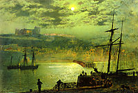 Whitby from Scotch Head, 1879, grimshaw