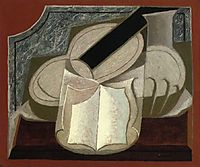 Book and Guitar, 1925, gris