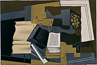 Carafe and Book, 1920, gris