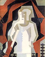 Clown, 1919, gris