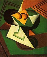 Fruit Bowl and Fruit, gris