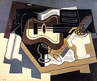 Guitar and Clarinet, 1920, gris