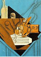 Musician-s table, 1914, gris