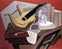 The Musician s Table, 1926, gris