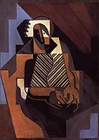 Seated Peasant Woman, 1918, gris