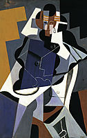 Seated Woman, 1917, gris