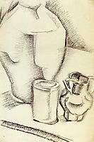Still Life with Goblet, gris