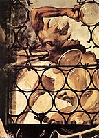 The Devil Attacking the Window (detail from St. Anthony the Hermit from the Isenheim Altarpiece), c.1516, grunewald