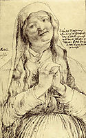 Praying Woman, 1514, grunewald