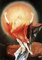The Resurrection of Christ (detail from the right wing of the Isenheim Altarpiece), c.1516, grunewald