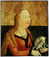 Saint Agnes of Rome (Coburg Panel), c.1500, grunewald