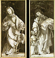 St. Lawrence and St. Cyricus, 1511, grunewald