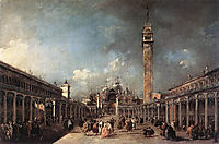 Piazza San Marco, 1777, guardi