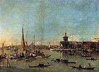 Venice: The Dogana with the Giudecca, c.1775, guardi
