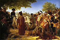Napoleon Bonaparte  Pardoning the Rebels at Cairo, guerin