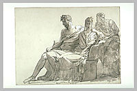 Study for the painting Phaedra and Hippolytus, guerin