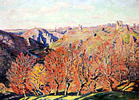 Les Ruines a Crozant, 1897, guillaumin