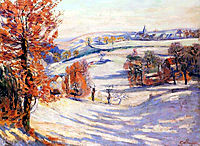 Neige à Crozant, 1898, guillaumin