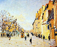Quai de Bercy, effets de neige, 1874, guillaumin