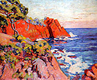 Rochers sur la Côte à Agay, 1907, guillaumin