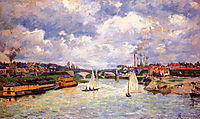 The Seine river at Charenton, 1878, guillaumin