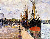 Vue de port, 1880, guillaumin