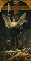 Archangel, study for the Foundation of Faith, 1895, gyzis