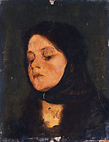 Portrait of a girl, c.1880, gyzis