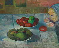 Still life with a profile of Mimi, 1890, haan