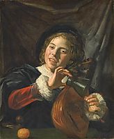 Boy with a Lute, c.1625, hals