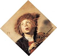 A Boy with a Viol , 1630, hals