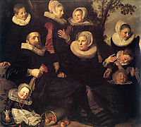 Family Group in a Landscape, c.1620, hals