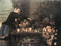 Fruit and Vegetable Seller, 1630, hals