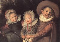 Group of Children (detail), c.1620, hals