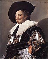 The Laughing Cavalier , 1624, hals