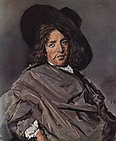 Portrait of an Unknown Man , 1663, hals