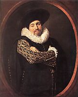 Portrait of a Man, 1622, hals
