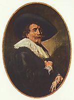 Portrait of a Man, 1638, hals