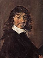 Portrait of Rene Descartes , c.1649, hals