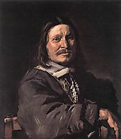 Portrait of a Seated Man, 1666, hals
