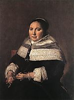 Portrait of a Seated Woman, 1666, hals