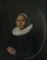 Portrait of a Woman , 1640, hals
