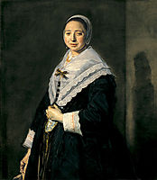 Portrait of a woman, hals
