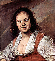 Portrait of a woman, known as The Gipsy girl, 1629, hals