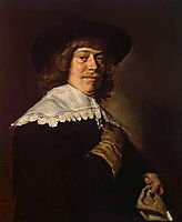Portrait of a Young Man with a Glove , c.1640, hals