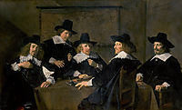 Regents of the St. Elisabeth-s Hospital, Haarlem, 1641, hals