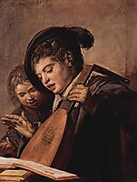 Two Boys Singing, c.1625, hals