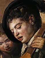 Two Boys Singing (detail), c.1625, hals
